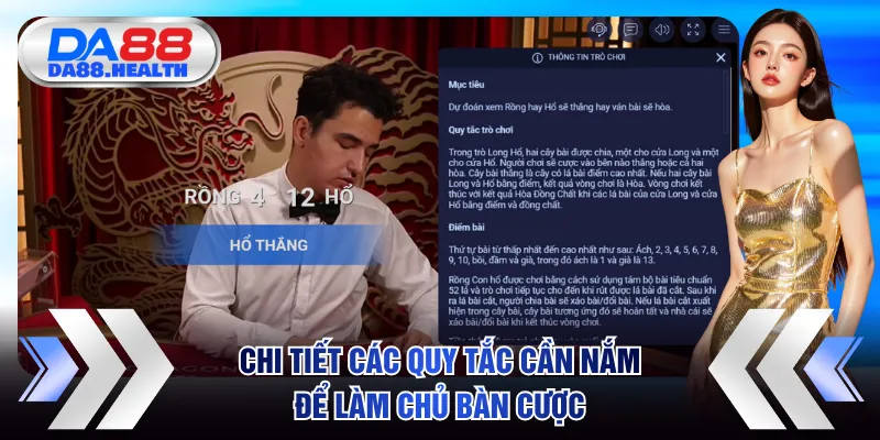 Chi tiết các quy tắc cần nắm để làm chủ bàn cược