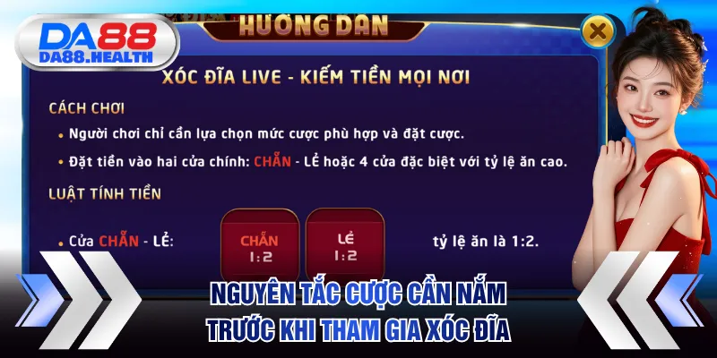 Nguyên tắc cược cần nắm trước khi tham gia Xóc Đĩa